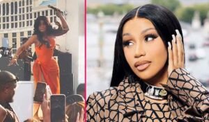 Read more about the article (Viral Video) Cardi B’s Onstage Outburst: Mic Thrown at Fan After Drink Toss